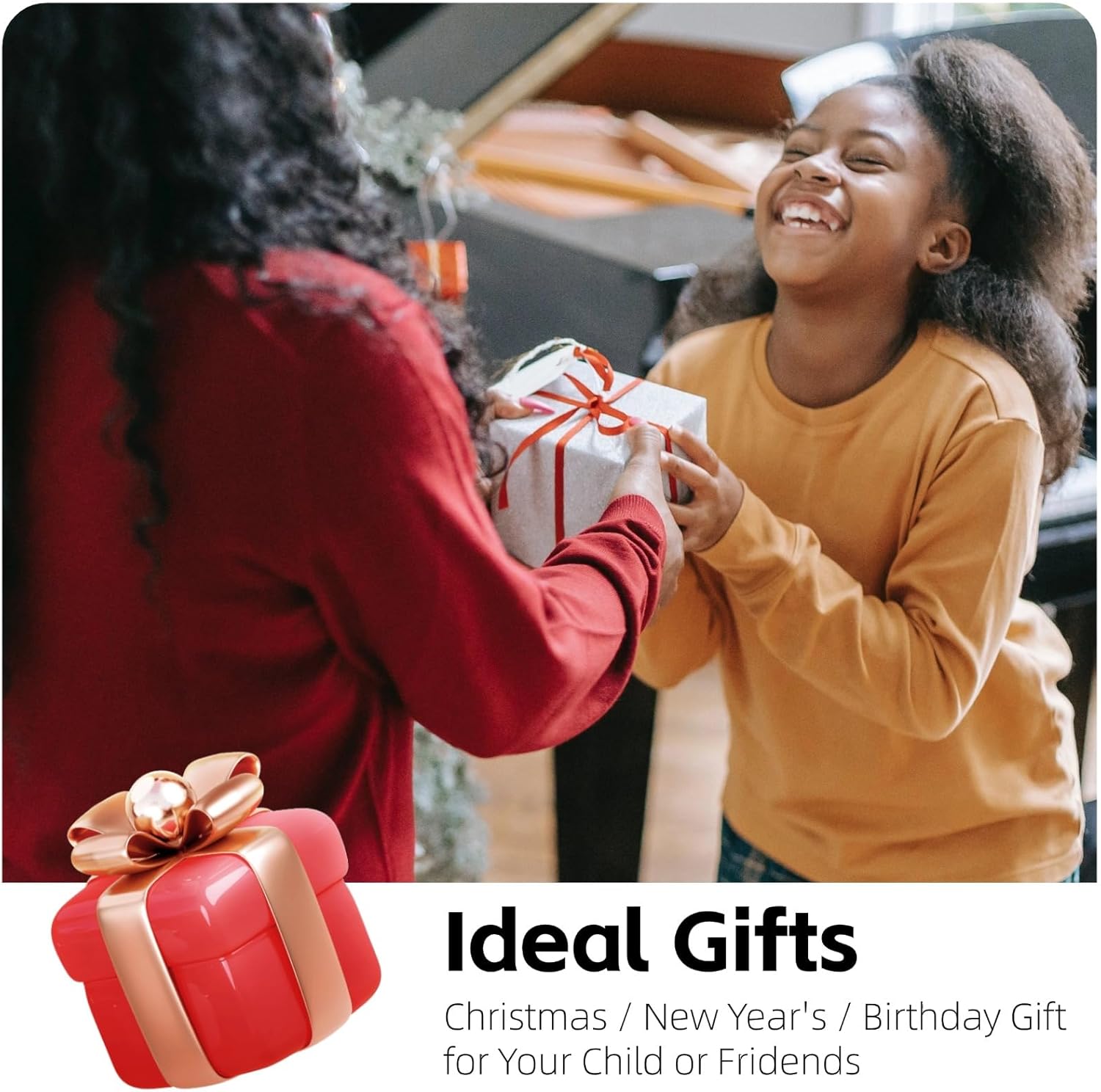 Video Camera Camcorder, 1080P 16MP DV Camera Vlogging Camera Recorder, 2.7in TFT 270 Degree Rotatable 16X Zoom Digital YouTube Camera for Teens Students Boys Girls Gift (Red) - Image 7